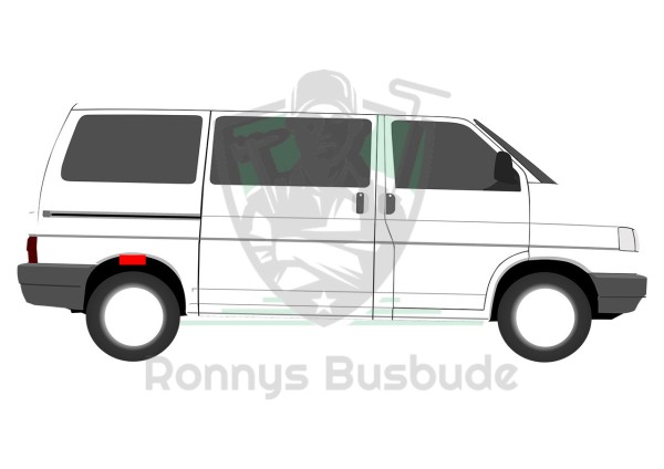 VW T4 Federaufnahme Federteller rechts - Nachbau inkl. Gummipuffer