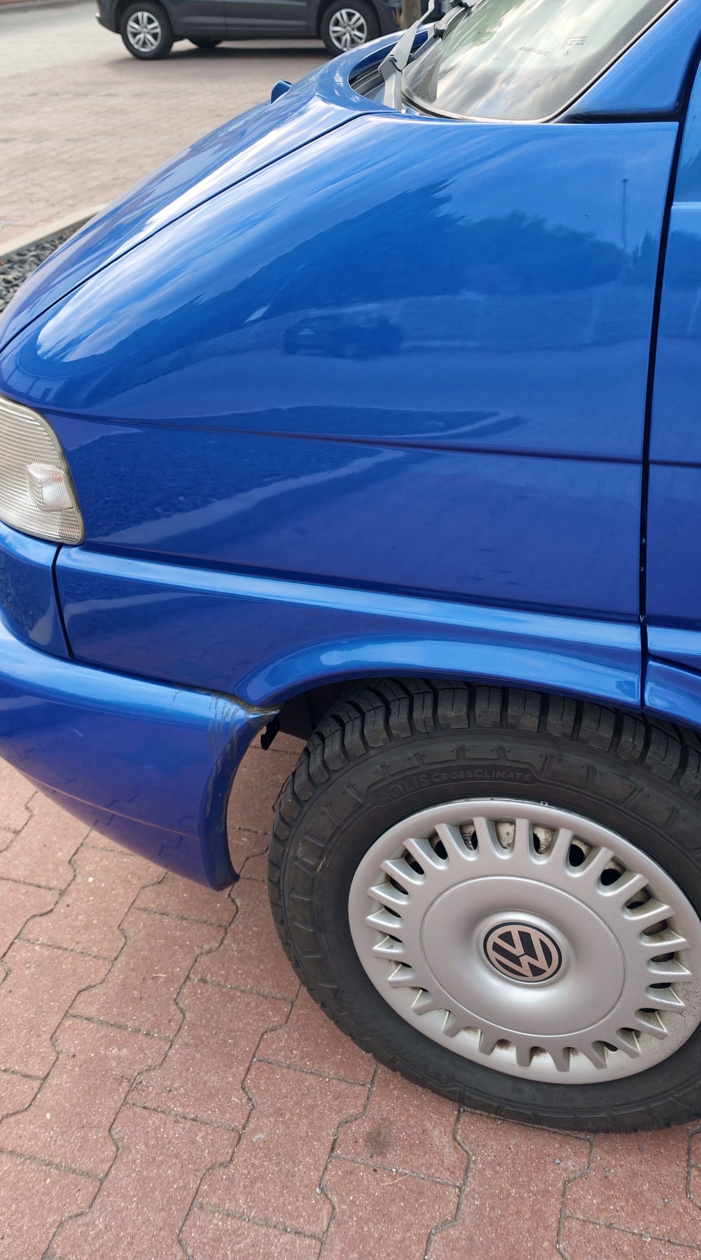 Left GRP -Fender, 15"/16", -Non-original parts – suitable for VW T4
