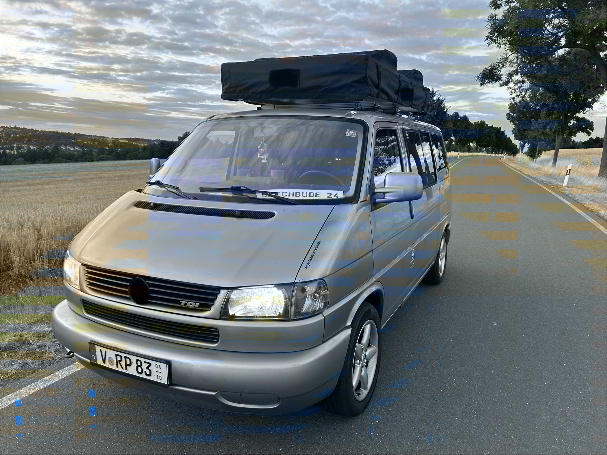 Dachgepäckträger Befestigungssystem Offroadgrip im Set 4 Stück kein Originalteil - passend für VW T4