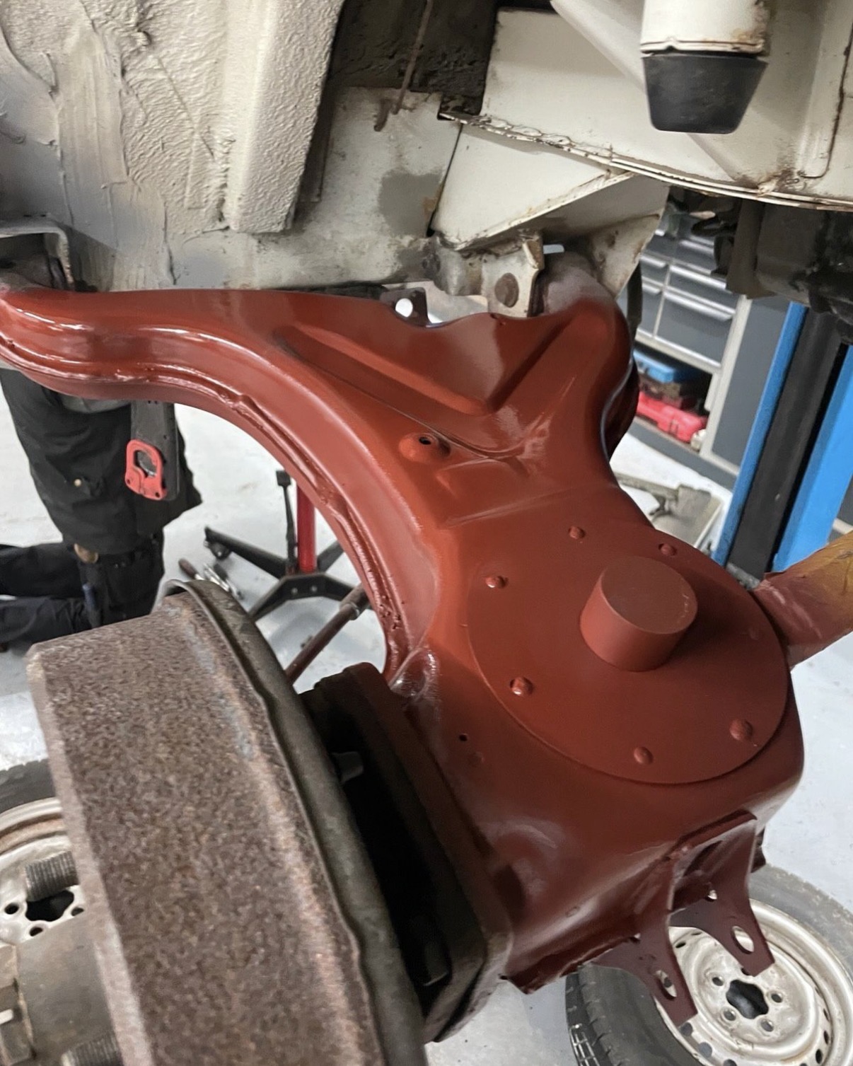 Unterer Federteller für den Querlenker hinten kein Originalteil- passend für VW T4