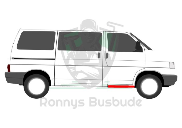 VW T4 Verstärkungsblech Innenschweller Beifahrerseite - Nachbau