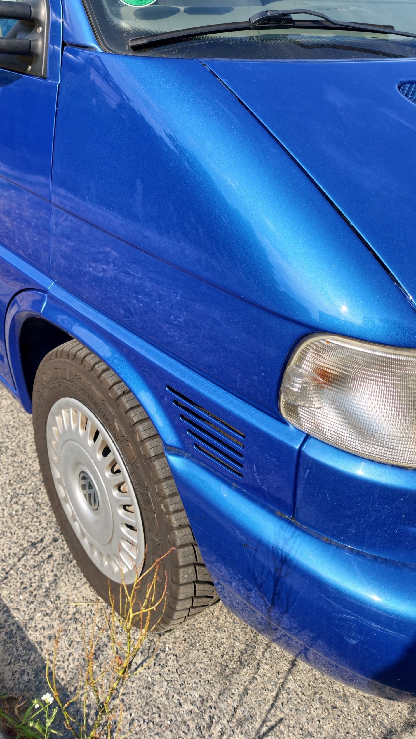Right GRP -Fender, 15"/16", -Non-original parts – suitable for VW T4
